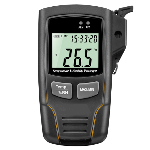 Temperature and Humidity Data Logger with 32000 Records, Alarm - Agro Enviro Tests