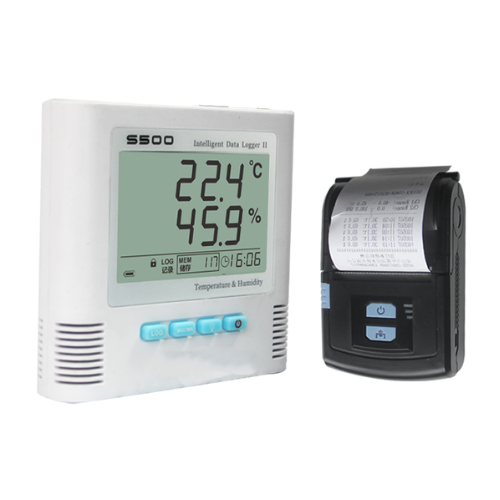 Graphing Temperature and Humidity Data Logger - Agro Enviro Tests