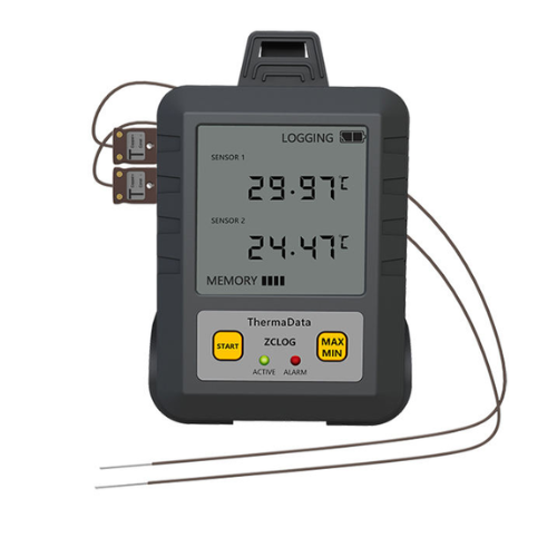 Dual Channel Thermistor Temperature Data Logger - Agro Enviro Tests