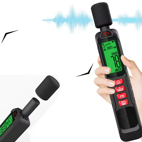 Digital Noise Sound Level Meter with A Weighting & High Accuracy 0.1dB - Agro Enviro Tests