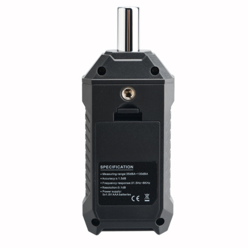 Red Digital Sound Level Meter 30–130dBA with Backlight Display - Agro Enviro Tests - Image 2