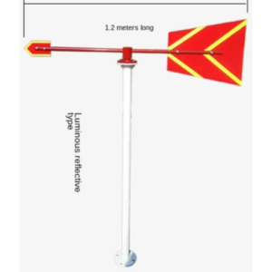 Customizable Mechanical Anemometer, Wind direction vane with Galvanized Bracket - Agro Enviro Tests