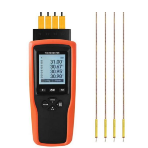 High Accuracy 4-Channel Thermocouple Temperature Data Logger - Agro Enviro Tests
