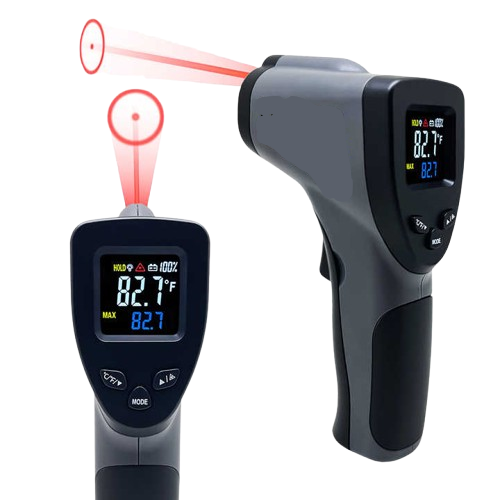 High-Precision Infrared Thermometer with Adjustable Emissivity - Agro Enviro Tests