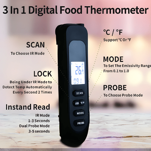 Agro Enviro Tests Read Food Digital Thermometer - Image 3