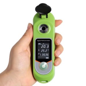 Small Handle Portable Digital Refractometer 0-35 Percent for Covenient Use - Agro Enviro Tests