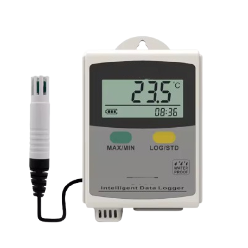 High Precision Portable Temperature and Humidity Data Logger for Cold Storage - Agro Enviro Tests
