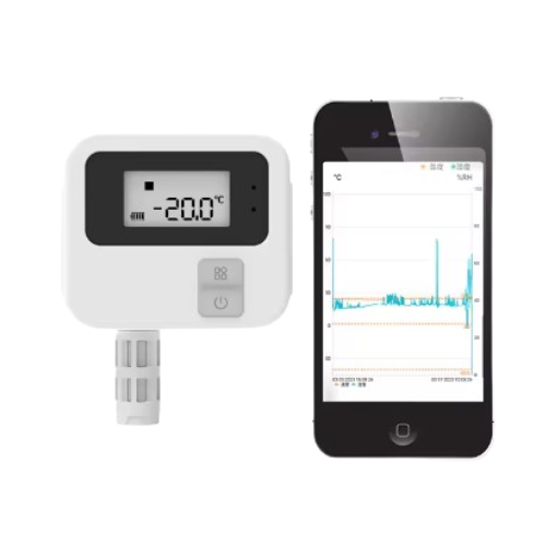 Wireless Temperature and Humidity Data Logger with Probe for Industry - Agro Enviro Tests