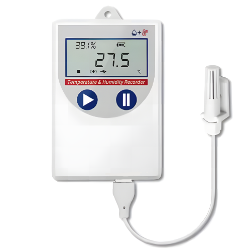 Wireless USB Temperature Humidity Data Logger with Probe - Agro Enviro Tests