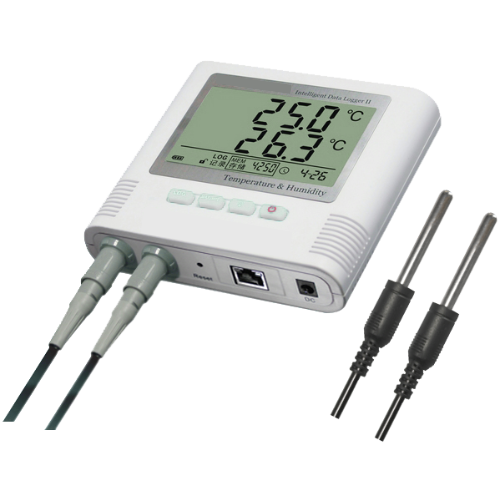 Dual Channel TCP/IP Ethernet Temperature Data Logger and Recorder - Agro Enviro Tests