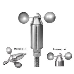 High-Precision Stainless Steel Three-Cup Wind Speed Sensor - Agro Enviro Tests