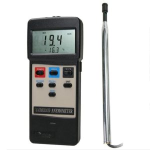 High-Precision Anemometer with Temperature Sensor - Agro Enviro Tests