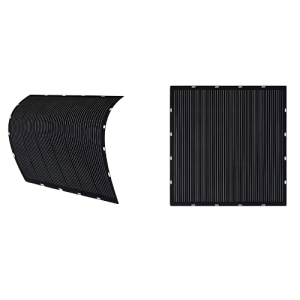Thin Film 245 Degrees 55W Monocrystalline Marine ETFE Flexible Solar Panel for RV Boat - Agro Enviro Tests