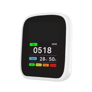 Multifunctional CO and CO2 Air Quality Monitor with Temp and Humidity Sensor - Agro Enviro Tests