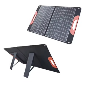 60 W Foldable Solar Panels For Outdoor Camping With Monocrystalline Silicon Cells - Agro Enviro Tests