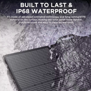 100 W Portable Solar Kit With Charger Mc4 Output For Outdoor Camping - Agro Enviro Tests