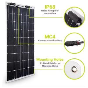 100 W Portable Flexible Solar Panel with High Efficiency - Agro Enviro Tests