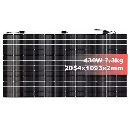 430 W/520 W Flexible Solar Photovoltaic Panel with Panel Efficiency of 20.4 % - Agro Enviro Tests