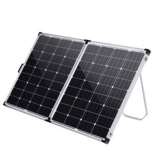 80 W Portable Folding Solar Panel With Standing Support - Agro Enviro Tests