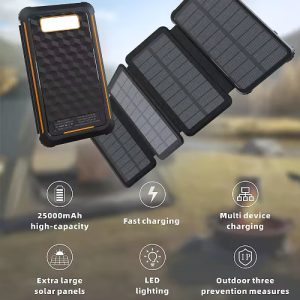 2500 mAh Folding Solar Panels Portable Solar with Extra-Large Solar Panels - Agro Enviro Tests