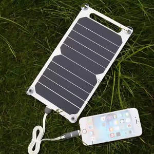 6 W Outdoor Charger Mini Small Portable Solar Panel with USB Port for Charging Smartphones - Agro Enviro Tests