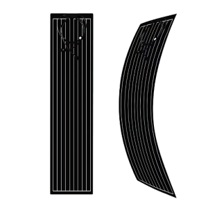 Custom Mono Full Black Thin Film Flexible Solar Panels with 17% Efficiency - Agro Enviro Tests
