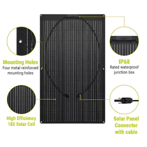 150 W/200 W/250 W Waterproof Flexible Solar Panels With High Efficiency - Agro Enviro Tests
