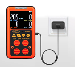 Agro Enviro Tests 4 in 1 Multi Gas Detector Monitor