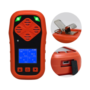 Portable Multi-Gas Leak Detector with External Pump and OLED Display - Agro Enviro Tests